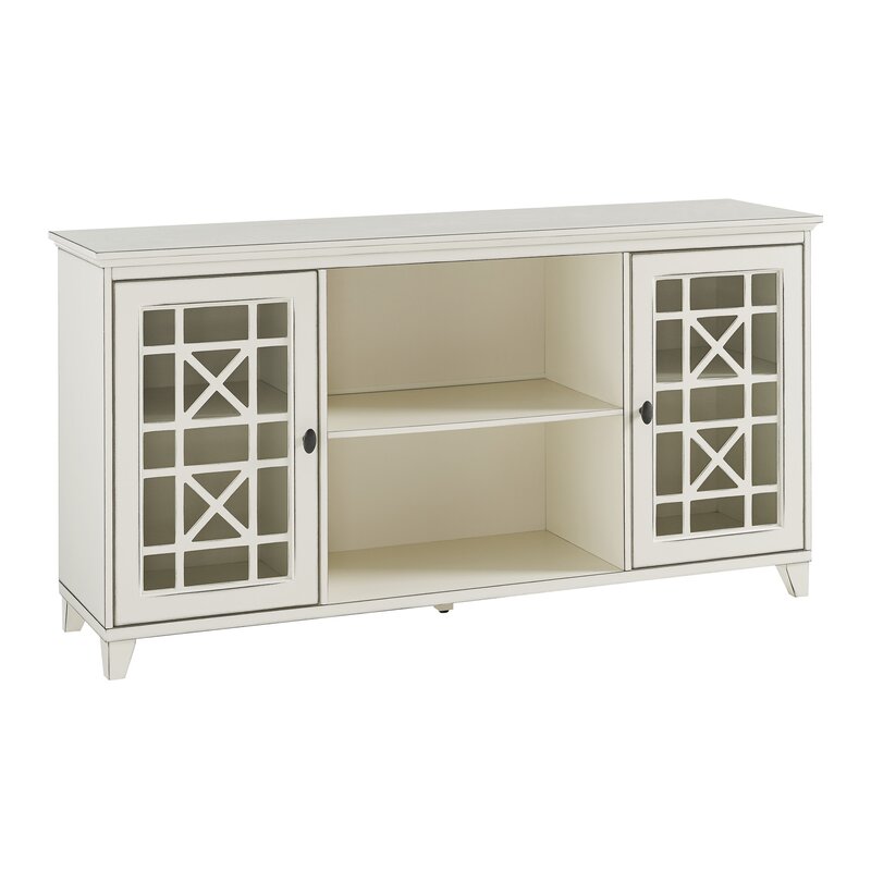 Antique White Charney 60'' Wide Sideboard Sophisticated Look