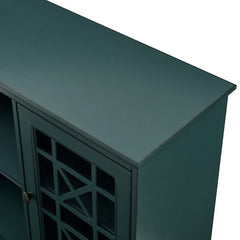Antique Dark Teal Charney 60'' Wide Sideboard Transitional Sideboard