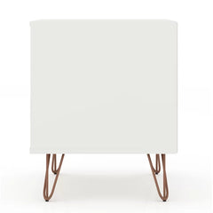 White Chehalis 21.65'' Tall 1 - Drawer Nightstand Modern Design