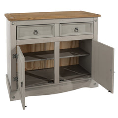 35.83'' Wide 2 Drawer Pine Server Perfect for your Living Room, Bedroom, Entryway