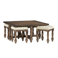 Solid Wood Circleville Cross Legs 1 Coffee Table Perfect for Living Room