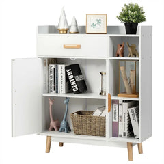 Citrana 37.5'' Tall 1 - Door Accent Cabinet Modern Appearance Adjustable Shelves