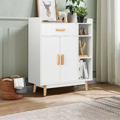 Citrana 37.5'' Tall 1 - Door Accent Cabinet Modern Appearance Adjustable Shelves