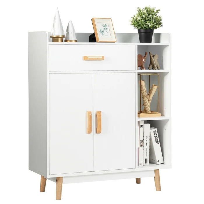 Citrana 37.5'' Tall 1 - Door Accent Cabinet Modern Appearance Adjustable Shelves