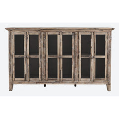 Stone Claire 70'' Wide Sideboard Solid Acacia and Engineered Wood