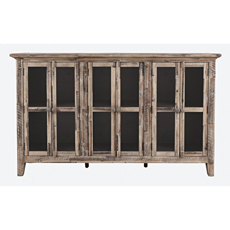 Gray Wash Claire 70'' Wide Sideboard Solid Finish Sugmented