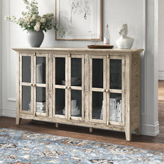 Scrimshaw 70'' Wide Sideboard Brings A Touch To Your Living Room Or Dining Room Three Adjustable Shelves Display Serve Ware
