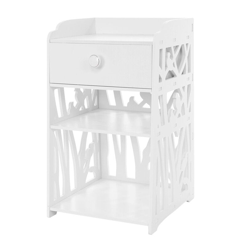 Indoor Clarendon 20'' Tall 1 Drawer Bachelor's Chest in White