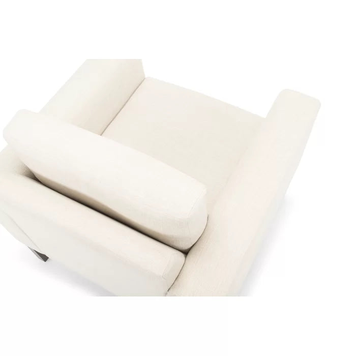 Venga Cream 100% Polyester 36'' Wide Armchair Removable Seat Cushion