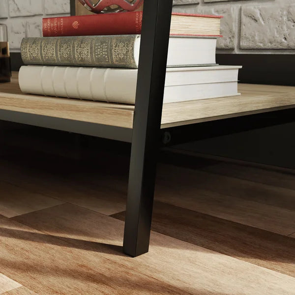 Clower Floating TV Stand for TVs up to 50" Natural Oak finish Perfect for Living Room