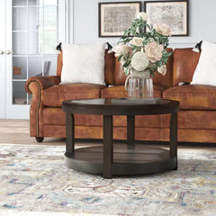 Solid Wood Coles Coffee Table with Storage Perfect for Living Room