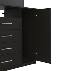 Black Wengue Collection 1 4 - Drawer Bachelor's Chest
