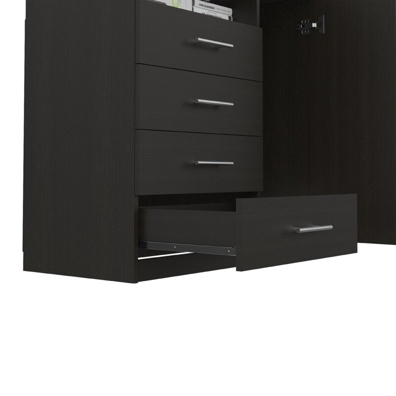 Black Wengue Collection 1 4 - Drawer Bachelor's Chest