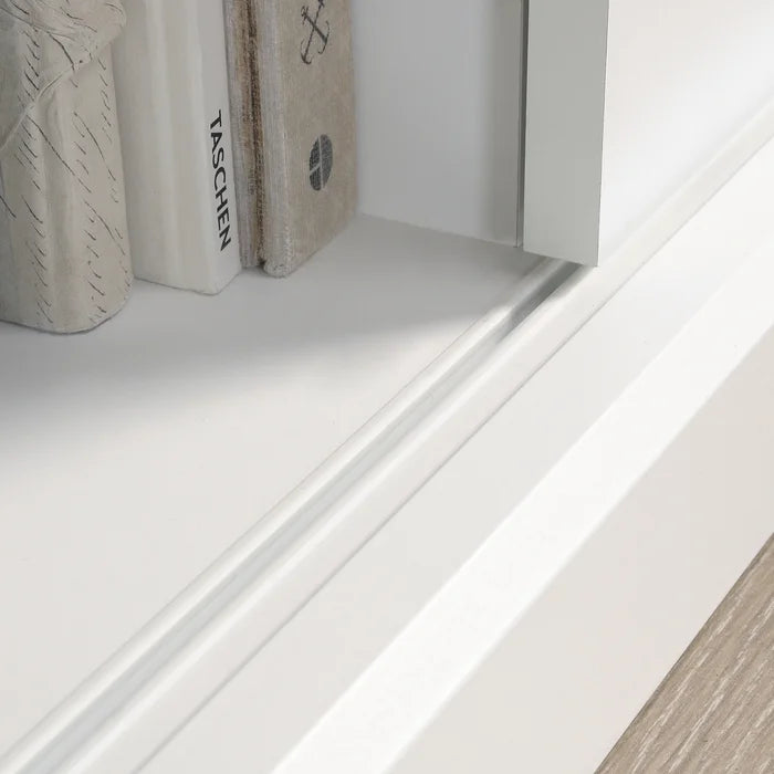 Soft White Colten TV Stand for TVs up to 70" Engineered Wood with a Neutral Finish