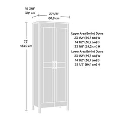 Spring Maple™ Colton 27.12'' Wide 4 Shelf Storage Cabinet Made from Engineered Wood
