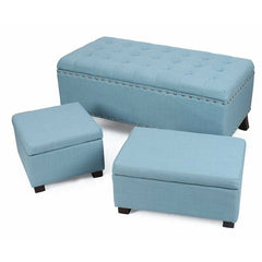 Columbard 42.5'' Wide Tufted Square Standard Ottoman with Storage