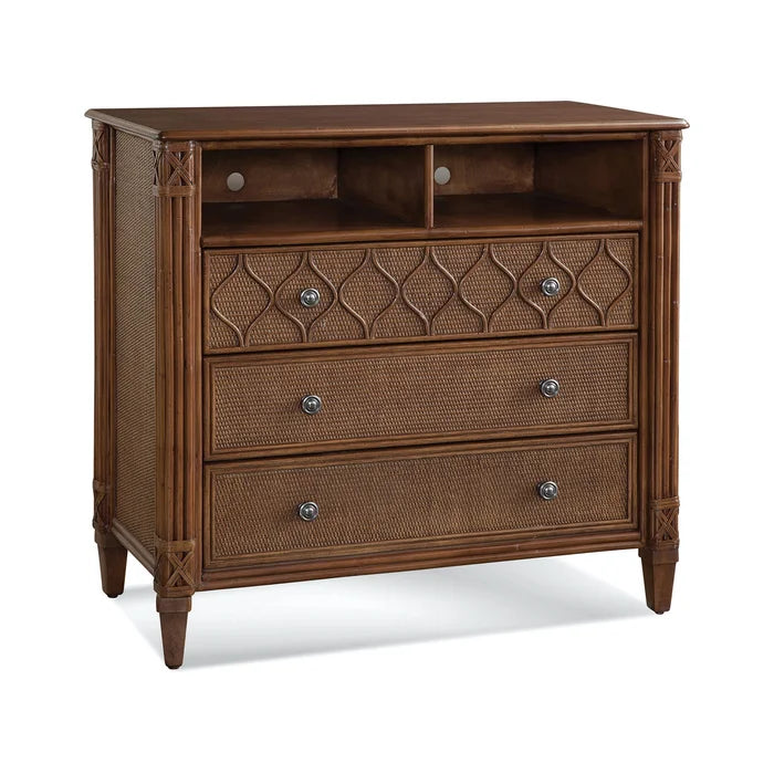 Havana Columbia 3 Drawer 38'' W Chest Perfect Organize