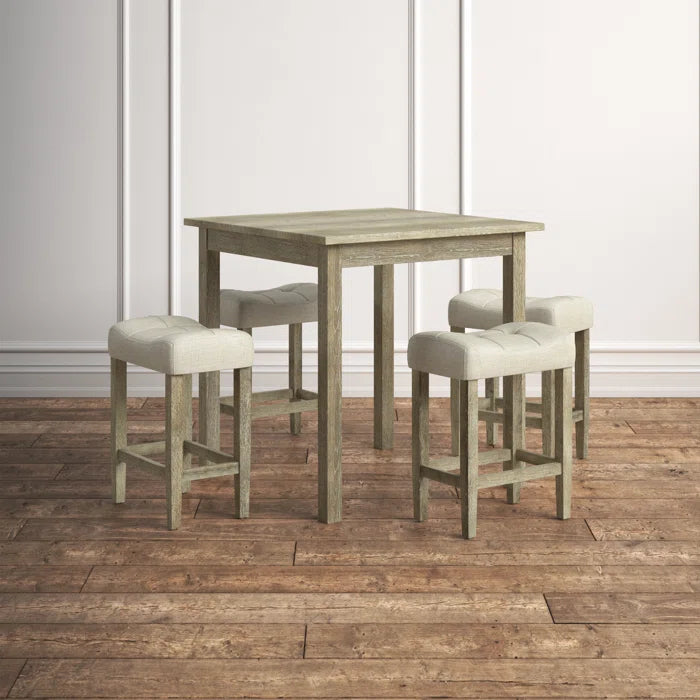 Connor 4 - Person Counter Height Dining Set Perfect for Kitchen Room