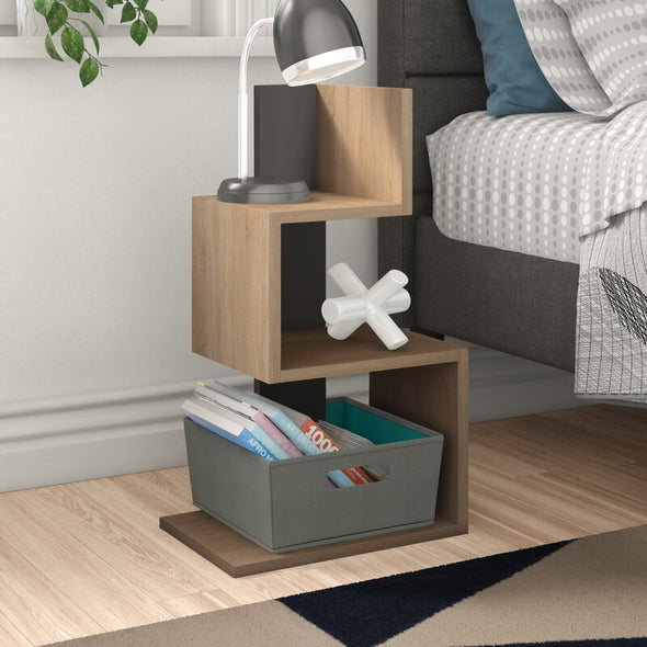 28.5'' Tall Nightstand Perfect for Storing Books, Framed Photos, Or A Small Houseplant