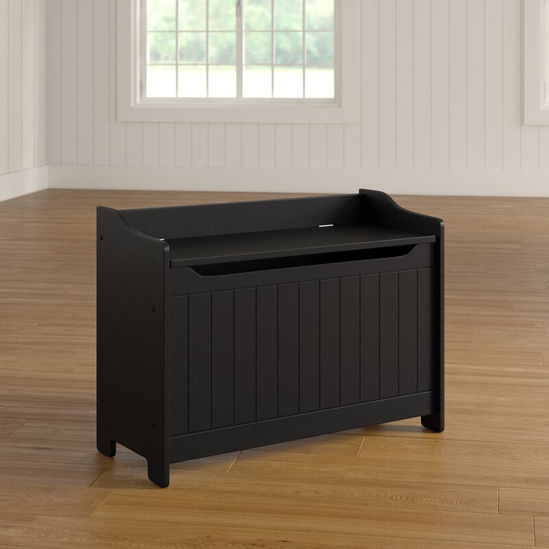 Cora Wood Storage Bench Compact Stylish Storage Friendly