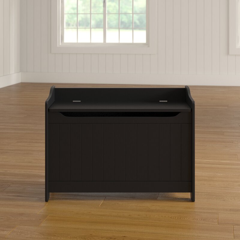 Cora Wood Storage Bench Compact Stylish Storage Friendly