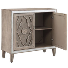 34'' Tall Solid Wood 2 - Door Accent Cabinet Add Style And Functionality To Your Home Decor