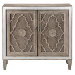 34'' Tall Solid Wood 2 - Door Accent Cabinet Add Style And Functionality To Your Home Decor