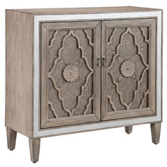 34'' Tall Solid Wood 2 - Door Accent Cabinet Add Style And Functionality To Your Home Decor