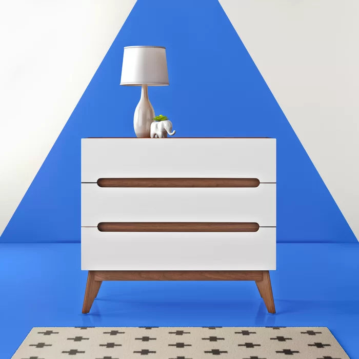 Cravens 3 Drawer 34.65'' W Dresser Crafted from Engineered Wood Design