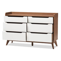 Cravens 6 Drawer 56.02'' W Contemporary Clean Lined Frame Design