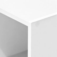 White Cresta 31.50'' H x 12'' W Cube Bookcase Simple Clean-lined Design