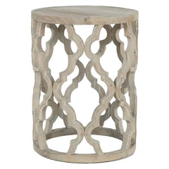 Crissay 23.5'' Tall Drum End Table Perfect for Living Room