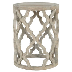 Crissay 23.5'' Tall Drum End Table Perfect for Living Room