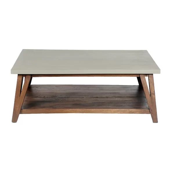 18" H x 36" W x 24" D Crowell 4 Legs Coffee Table with Storage