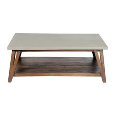 18" H x 36" W x 24" D Crowell 4 Legs Coffee Table with Storage
