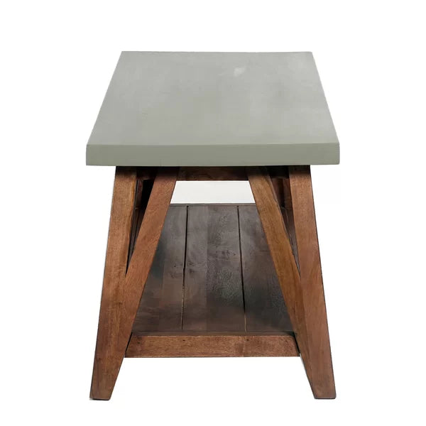 18" H x 36" W x 24" D Crowell 4 Legs Coffee Table with Storage