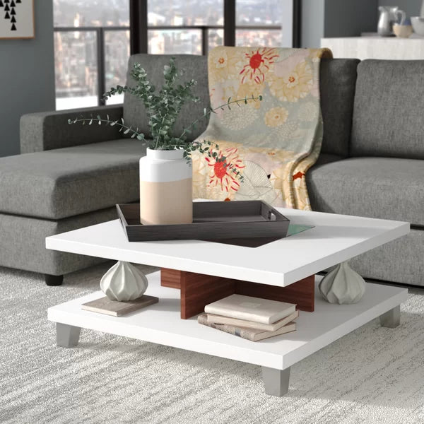 Cuffie Coffee Table with Storage Contemporary for your Living Room