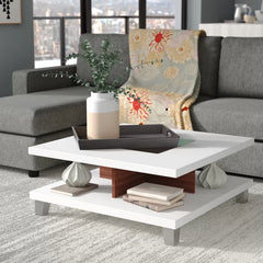Cuffie Coffee Table with Storage Contemporary for your Living Room