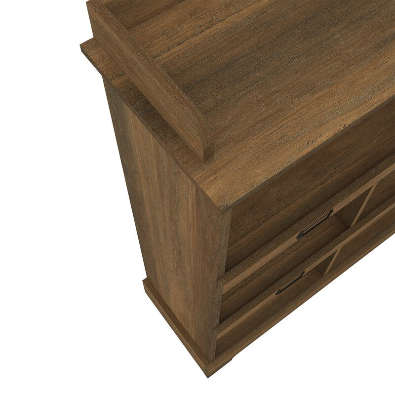 1 Knotty Oak Cullinan 41.1'' H x 47'' W Cube Bookcase