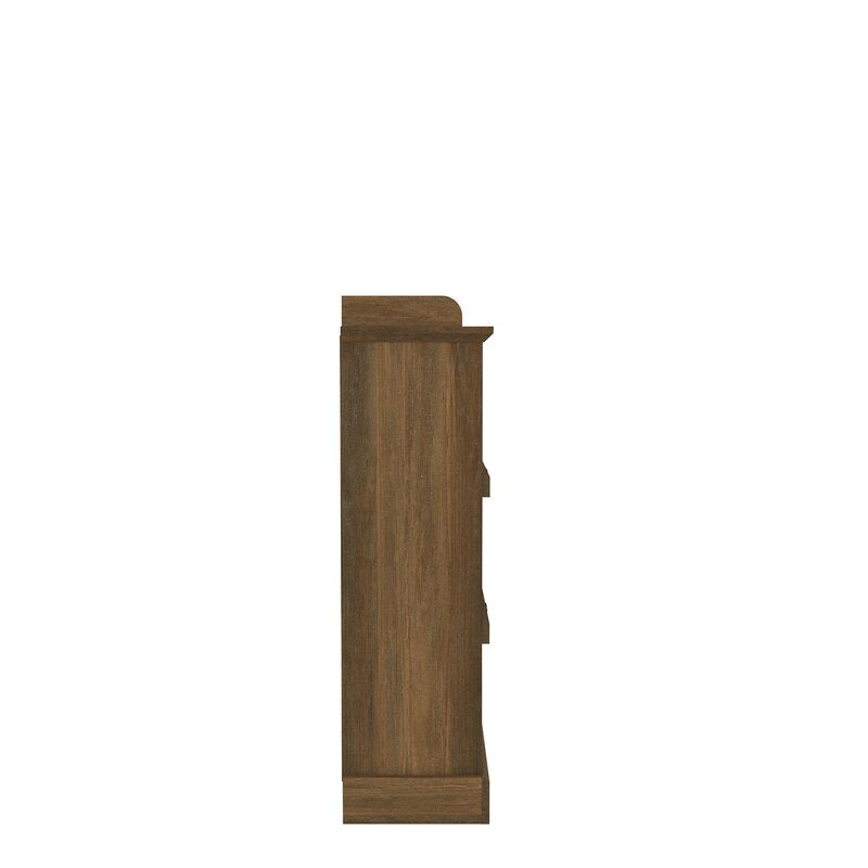 1 Knotty Oak Cullinan 41.1'' H x 47'' W Cube Bookcase