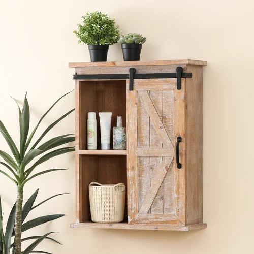 Curbelo 21.63'' W x 27.5'' H x 7.75'' D Wall Mounted Bathroom Cabinet