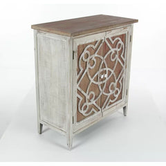 Czarnecki 31'' Tall Solid Wood Accent Cabinet Farmhouse-Style