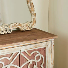 Czarnecki 31'' Tall Solid Wood Accent Cabinet Farmhouse-Style