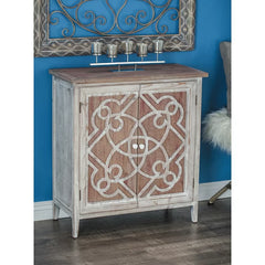 Czarnecki 31'' Tall Solid Wood Accent Cabinet Farmhouse-Style