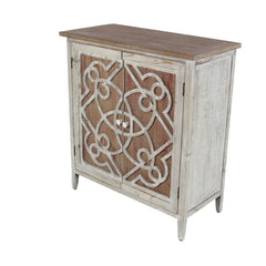 Czarnecki 31'' Tall Solid Wood Accent Cabinet Farmhouse-Style