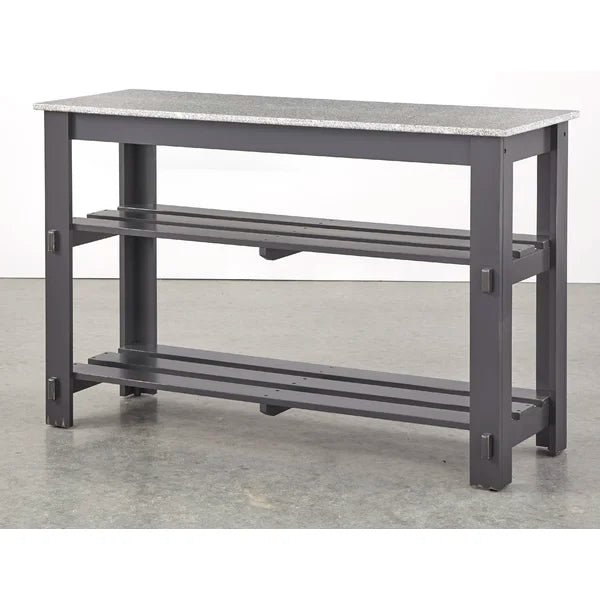 Dadler 56'' Wide Kitchen Island with Granite Top Modern Farmhouse Style