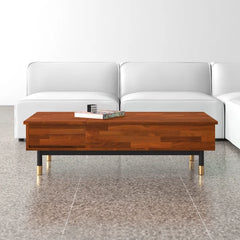 Dakota Lift Top 4 Legs Coffee Table with Storage