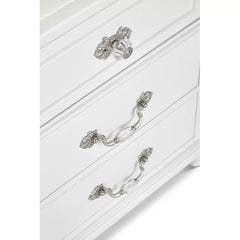 Damarc 27'' Tall 3 - Drawer Nightstand in White Perfect for Bedside