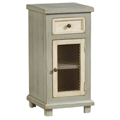 Danya 32'' Tall Solid Wood 1 - Door Accent Cabinet