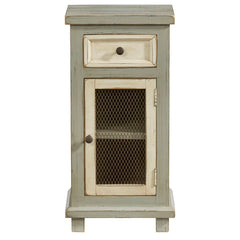 Danya 32'' Tall Solid Wood 1 - Door Accent Cabinet